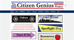 Desktop Screenshot of citizengenius.org